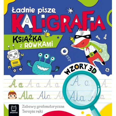 Aksjomat Ładnie piszę Kaligrafia Książka z rowkami