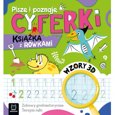 Aksjomat Piszę i poznaję Cyferki Książka z rowkami