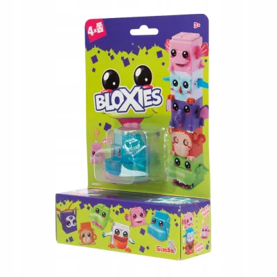 Bloxies Figurki z ruchomymi elementami 4-pak ze zwierzakiem Nr 1 5952627