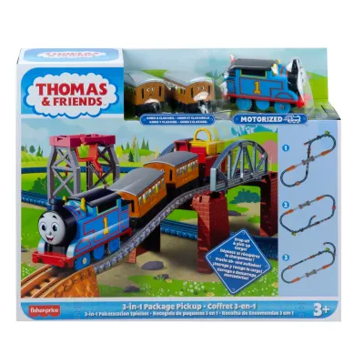 Fisher Price Thomas Wielka dostawa zestaw 3w1 