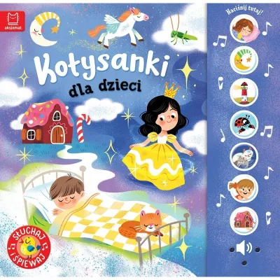 Aksjomat Książka Kołysanki dla dzieci Słuchaj i śpiewaj!