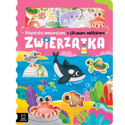Aksjomat Zwierzątka Książeczka z filcowymi naklejkami