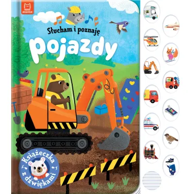 Aksjomat Słucham i poznaję Pojazdy książeczka z dźwiękami 
