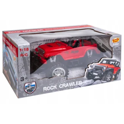 Smily Play Auto Rock Crawler RC czerwony