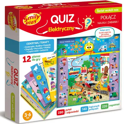 Smily Play Gra Quiz elektryczny świat wokół nas