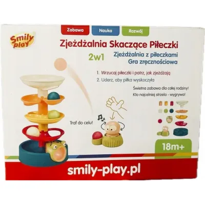 Smily Play Zjeżdżalnia skaczące piłeczki