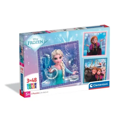 Clementoni Puzzle 3x48 el Super Kolor Frozen