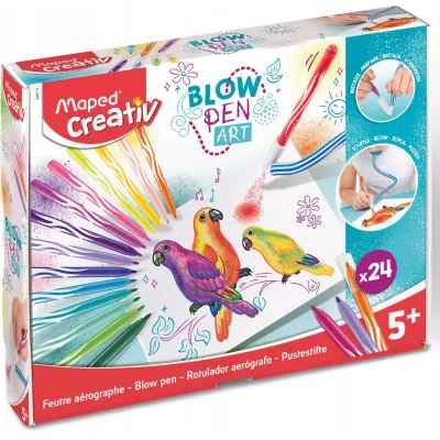 CREATIV flamastry dmuchanie Blowpen 24 kol