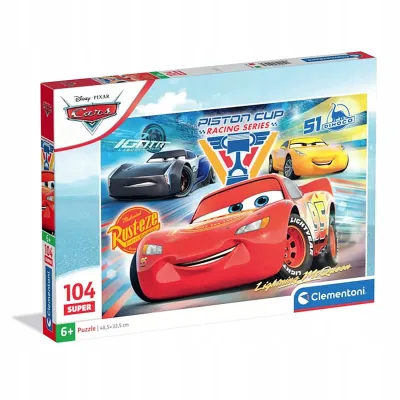 Clementoni Puzzle 104 el Super Kolor Cars