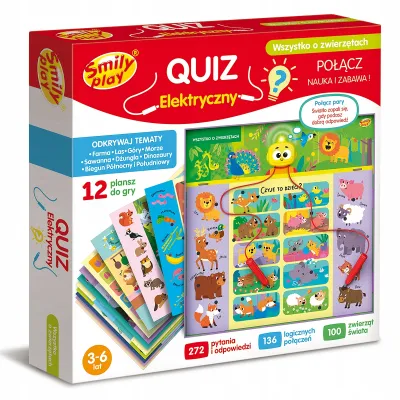 Smily Play Quiz elektryczny Wszystko o zwierzętach 