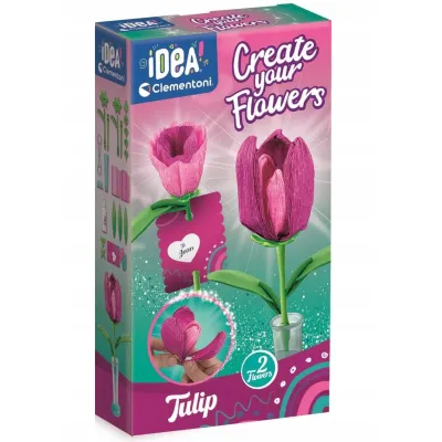 Clementoni IDEA Mini fabryka kwiatów Tulipan