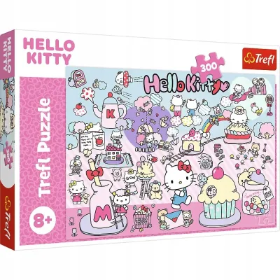Trefl Puzzle 300 el Poznaj świat Hello Kitty