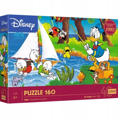Trefl Puzzle 160 el 40 lecie Trefl Przygoda nad jeziorem 