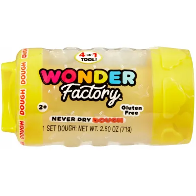 MGA Wonder Factory Never Dry Dough żółta tuba 