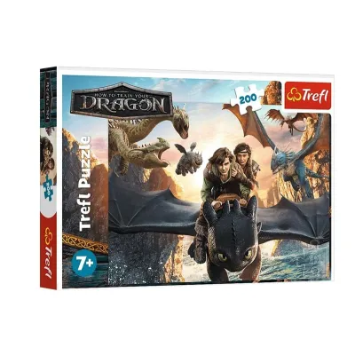 Trefl Puzzle 200 el Szczerbatek i przyjaciele