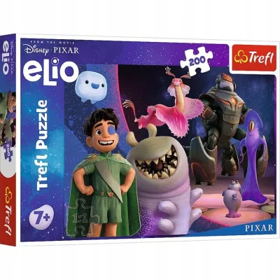 Trefl Puzzle 200 el Elio w odległej galaktyce Disney 