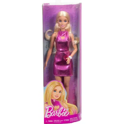 Barbie lalka Fashion w różowym sukience