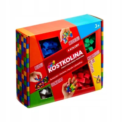 Art and play Kostkolina 4 kolory czerwona