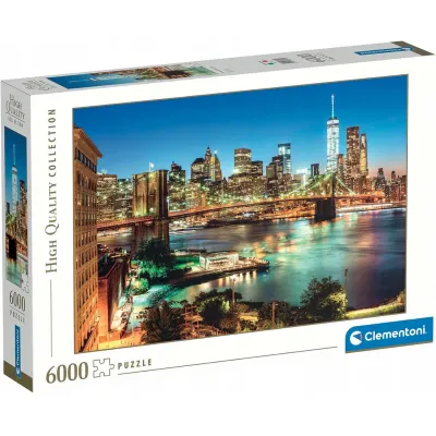 Clementoni Puzzle 6000 el HQ Brooklyn Bridge Lights