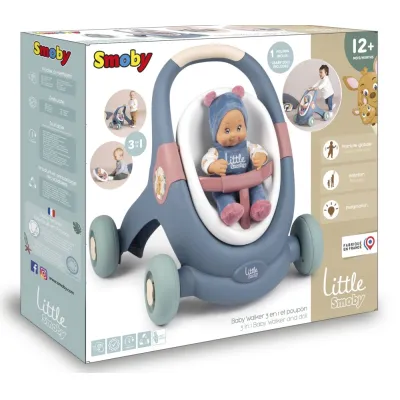 SMOBY Little chodzik 3w1 z lalką