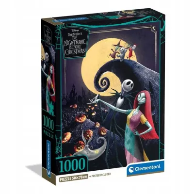 Clementoni Puzzle 1000 el Compact Nightmare Before Christmas 