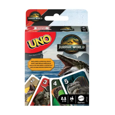 Mattel UNO JURASSIC WORLD Odrodzenie 