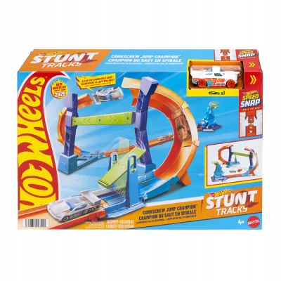 Hot Wheels Mistrzowski skok na pętli tor wyścigowy 