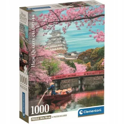 Clementoni Puzzle 1000 el Compact Himeji Castle In Spring