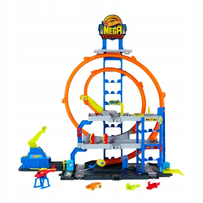 Hot Wheels City Mega garaż parking