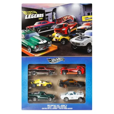 Hot wheels zestaw aut Legends 6 pak