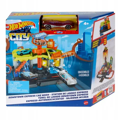 Hot Wheels City rajdowa myjnia samochodowa