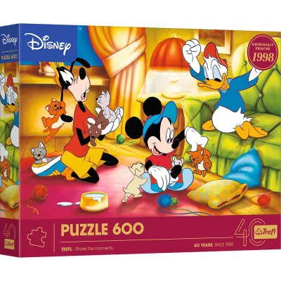 Trefl Puzzle 600 el 40-lecie Myszka Miki