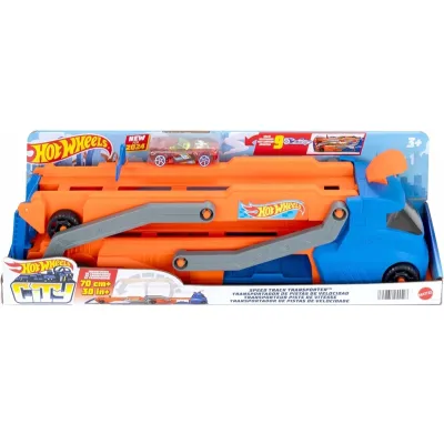 Hot Wheels miejski transporter i autko 