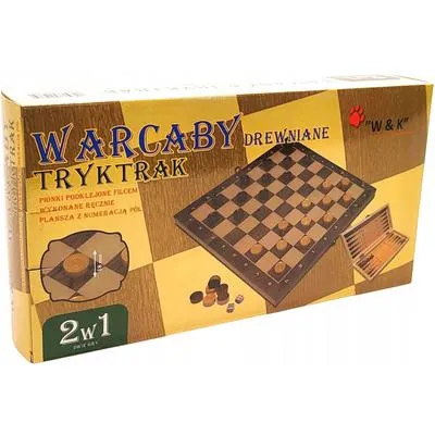 W&K Zabawki Warcaby drewniane