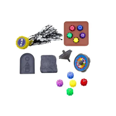 LEAN TOYS Zestaw 4 gier Squid Game i bączek