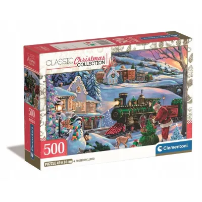 Clementoni Puzzle 500 el Christmas Train