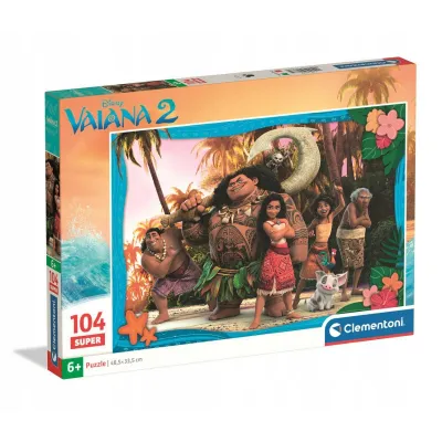 Clementoni Puzzle 104 el Super Kolor Vaiana 2