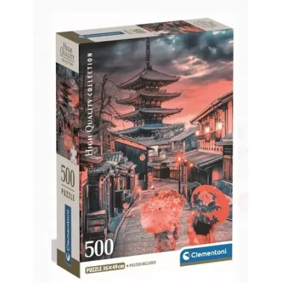 Clementoni Puzzle 500 el Compact Evening in Kyoto