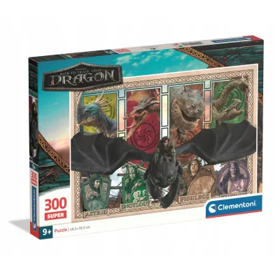 Clementoni puzzle 300 el Super How To Train Your Dragon