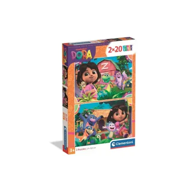 Clementoni Puzzle 2x20 el Super Kolor Dora