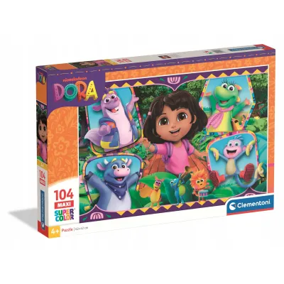 Clementoni Puzzle 104 el Maxi Super Kolor Dora