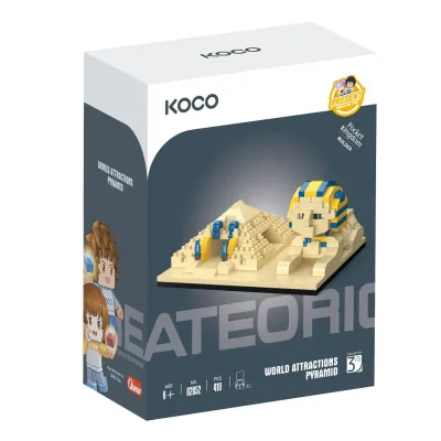 KOCO klocki Piramidy 410 el