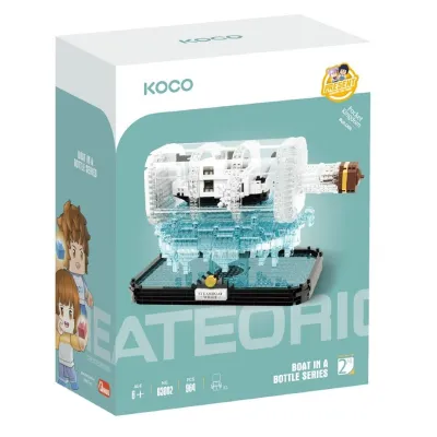 KOCO klocki statek w butelce 964 el