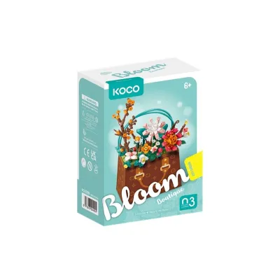 KOCO klocki kwiaty w torbie jesień 267 el