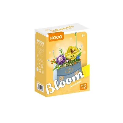 KOCO klocki kwiaty w torebce wiosna 223 el