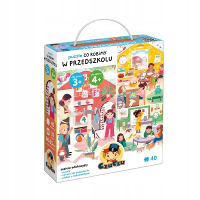 CzuCzu Puzzle 40 el Co robimy w przedszkolu