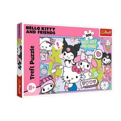 Trefl Puzzle 300 el Szalone trio Hello Kitty 