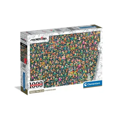 Clementoni Puzzle 1000 el Compact Imposible Mordillo