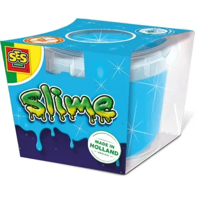 SES Slime niebieski brokat