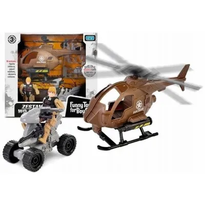 Artyk Zestaw wojskow helikopter i quad 